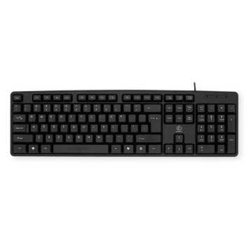 Klawiatura przewodowa REBELTEC UNO kol. czarny US [RBKLA00038]