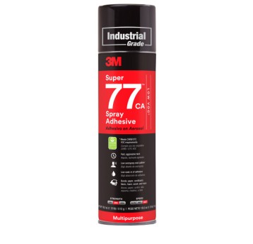 Klej elastomer syntetyczny w aerozolu 3M Super 77 500ml kol. beżowy [SPRAY 77 / 7000116782]