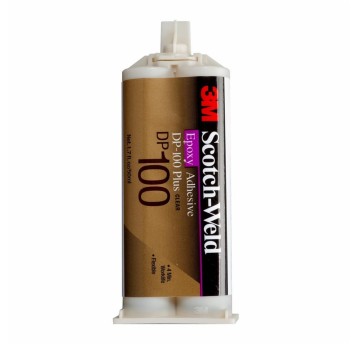 Klej epoksydowy dwuskładnikowy 3M SCOTCH-WELD DP100 Plus 48,5ml kol. przezroczysty [P100PLUS1.64OZ]