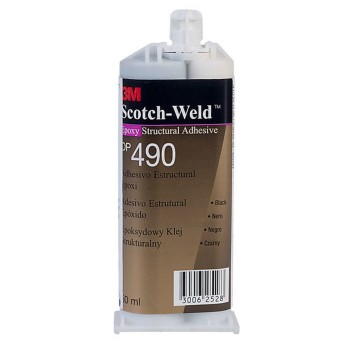 Klej epoksydowy dwuskładnikowy 3M SCOTCH-WELD DP490 400ml kol. czarny