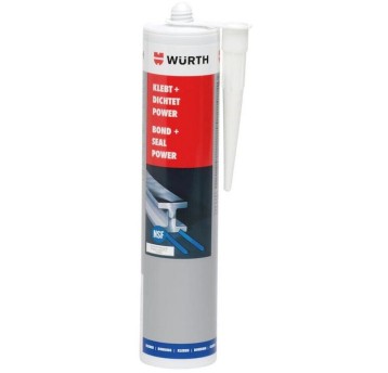 Klej poliuretanowy WURTH Power K+D 300ml kol. czarny strukturalny [A23507202]