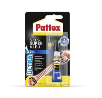 Klej w płynie 2g PATTEX S.O.S. SUPER POWER ŻEL żelowy [HEPA1471937]