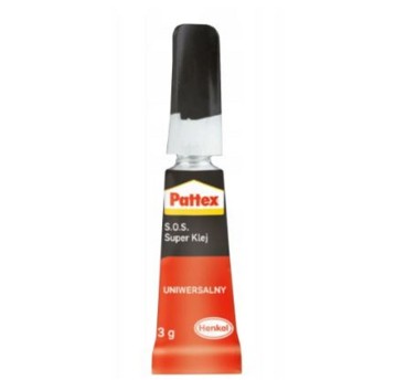 Klej w płynie 3g PATTEX S.O.S. SUPER uniwersalny [HEPA1692510]