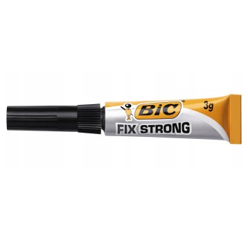 Klej w tubie 3g BIC Fix Strong żelowy szybkoschnący [9048264]