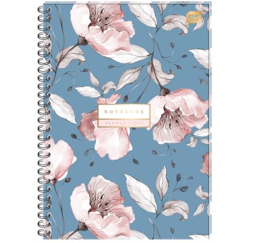 Kołonotatnik A4 kratka 100 kartek INTERDRUK okładka karton twarda wielokolorowy [KOŁOZA4100T]