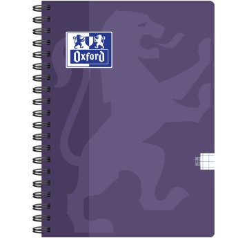 Kołonotatnik A4 kratka 100 kartek OXFORD TOUCH TREND okładka karton miękka mix kolorów [400175459]