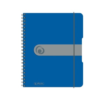 Kołonotatnik A5 kratka 80 kartek HERLITZ EASY ORGA okładka PP kol. niebieski [11293750]