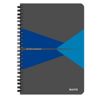 Kołonotatnik A5 kratka 90 kartek LEITZ THE OFFICE NOTEBOOK okładka PP kol. niebieski [44980035]