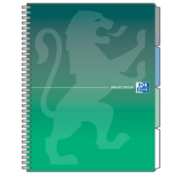 Kołonotatnik B5 kratka 80 kartek OXFORD PROJECTBOOK okładka PP mix kolorów [400182993]