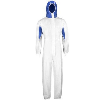 Kombinezon ochronny ASATEX CoverStarAir CS650 typ 5/6 kat.III kol. biało-niebieski rozmiar XL