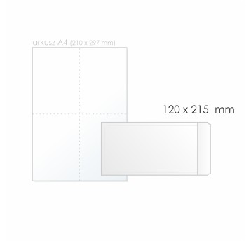 Koperta bąbelkowa B/12 HK BONG AirPro kol. biały papier/folia 120 x 215mm 80/60g 200 szt. [12211]