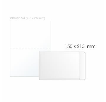 Koperta bąbelkowa C/13 HK BONG AirPro Green kol. biały papier 150 x 215mm 80/60g bez plastiku 100 szt. [C13]