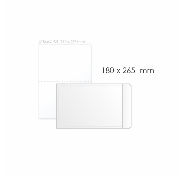 Koperta bąbelkowa D/14 HK BONG AirPro Green kol. biały papier 180 x 265mm 80/60g bez plastiku 100 szt. [C14]