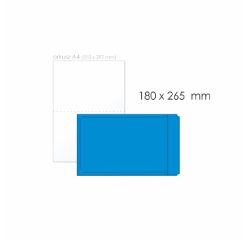 Koperta bąbelkowa D/14 HK BONG AirPro kol. niebieski papier/folia 180 x 265mm 80/55g 1 szt. [12149]