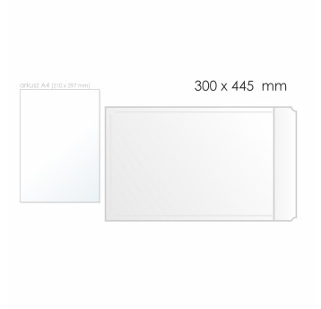 Koperta bąbelkowa I/19 HK BONG AirPro kol. biały papier/folia 300 x 445mm 80/60g foliowana 10 szt. [12225]