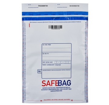 Koperta bezpieczna B4 HK BONG SafeBag kol. biały folia/LDPE 275 x 375mm 70mic 50 szt. [Sb7602]