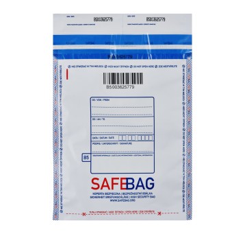 Koperta bezpieczna B5 HK BONG SafeBag kol. biały folia/LDPE 200 x 260mm 60g 100 szt. [Sb7601]