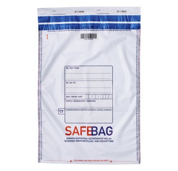 Koperta bezpieczna C3 HK BONG SafeBag kol. biały folia/LDPE 335 x 475 + 35mm 60g 100 szt. [Sb7603]