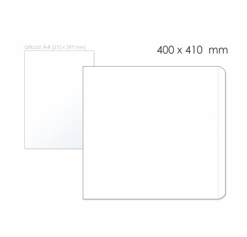 Koperta bezpieczna HK BONG SafeBag kol. przezroczysty folia/LDPE 400 x 410 + 35mm 70mic torba 15kg 1 szt. [Sb7605]