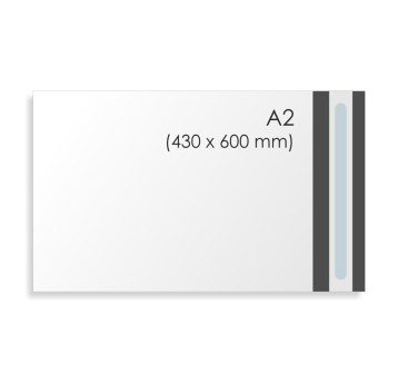 Koperta kurierska A2 HK BONG kol. biały folia 430 x 600mm foliopak 100 szt. [68294]