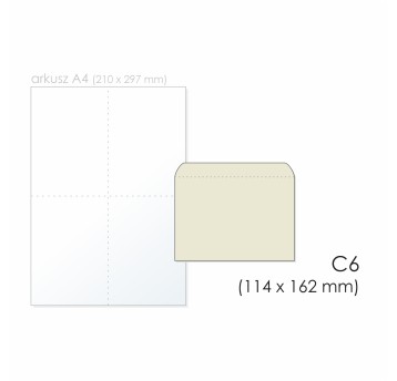 Koperta ozdobna C6 HK GALERIA PAPIERU kol. kremowy papier 114 x 162mm 120g 10 szt. [282102]