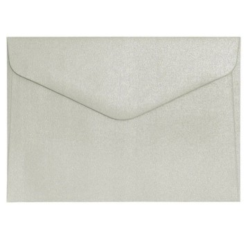 Koperta ozdobna C6 HK GALERIA PAPIERU Pearl kol. jasnosrebrny papier 114 x 162mm 150g 10 szt. [280240]
