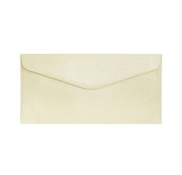 Koperta ozdobna DL HK GALERIA PAPIERU Pearl kol. kremowy papier 110 x 220mm 150g 10 szt. [280141]