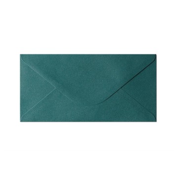 Koperta ozdobna DL HK GALERIA PAPIERU Pearl kol. zielony papier 110 x 220mm 150g 10 szt. [280144]