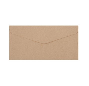 Koperta ozdobna DL NK GALERIA PAPIERU Nature kol. ciemnobeżowy papier 110 x 220mm 120g 10 szt. [280120]