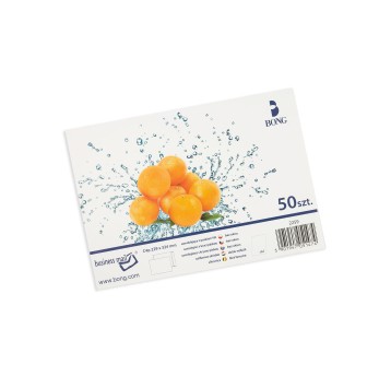 Koperta uniwersalna C4 HK BONG kol. biały papier 229 x 324mm 90g foliowana 50 szt. [2259-50]