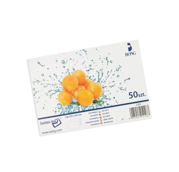 Koperta uniwersalna C4 SK BONG kol. biały papier 229 x 324mm 90g foliowana 50 szt. [2209-50]