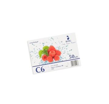 Koperta uniwersalna C6 SK BONG kol. biały papier 114 x 162mm 75g okno prawe 45 x 90mm foliowana 50 szt.