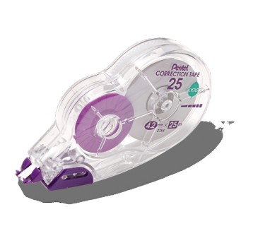 Korektor w taśmie PENTEL 25M 4,2mm x 25m [ZT54]