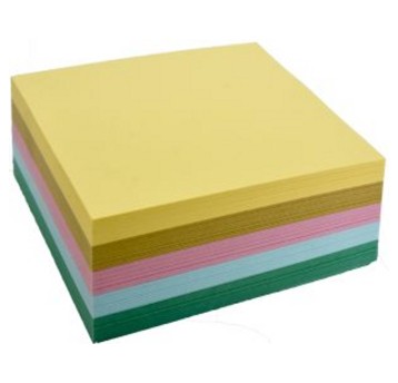 Kostka klejona 85 x 85 x 35mm ART PAP wielokolorowy