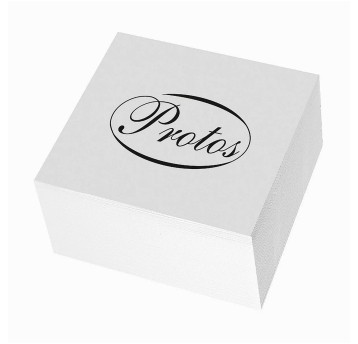 Kostka nieklejona 85 x 85 x 30mm PROTOS kol. czerwony do origami [34687]