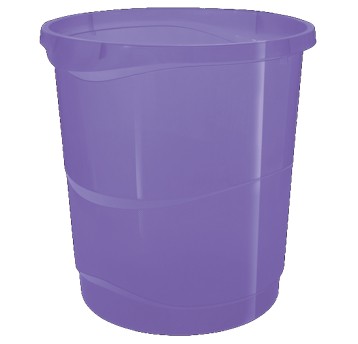 Kosz na śmieci 14L ESSELTE Colour Breeze plastik kol. lawendowy [628462]