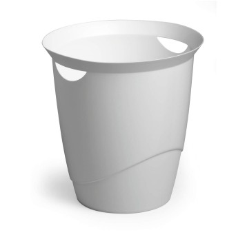 Kosz na śmieci 16L DURABLE Trend plastik kol. biały [1701710010]
