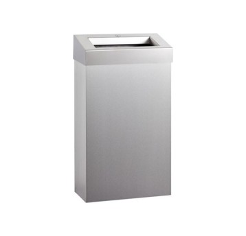 Kosz na śmieci 27L MERIDA Stella Slim metal kol. szary [KSM106]