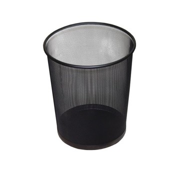 Kosz na śmieci siatka 12L D.RECT metal kol. czarny [007616]