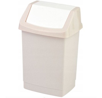Kosz na śmieci uchylny 25L CURVER Click-It plastik kol. beżowy