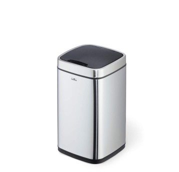 Kosz na śmieci uchylny z czujnikiem ruchu 12L DURABLE metal kol. srebrny [342123]