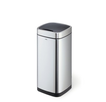 Kosz na śmieci uchylny z czujnikiem ruchu 35L DURABLE metal kol. srebrny [342323]