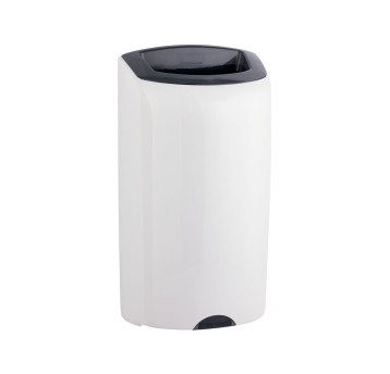 Kosz na śmieci wiszący 40L MERIDA Top plastik kol. biało-szary [KTS101]