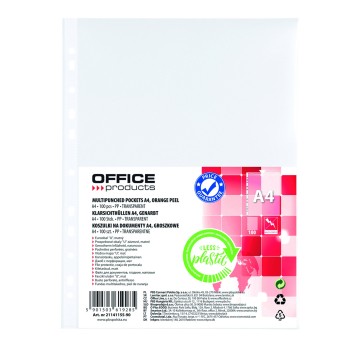 Koszulki na dokumenty groszkowe A4 100 szt. OFFICE PRODUCTS 30mic [21141155-90]