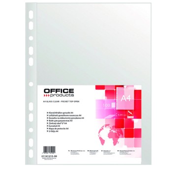 Koszulki na dokumenty groszkowe A4 100 szt. OFFICE PRODUCTS 40mic [21141215-90]