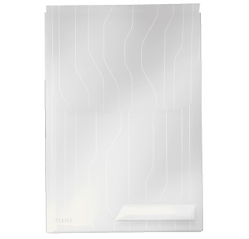 Koszulki na dokumenty krystaliczne A4 3 szt. LEITZ poszerzane, białe transparentne [47270003]