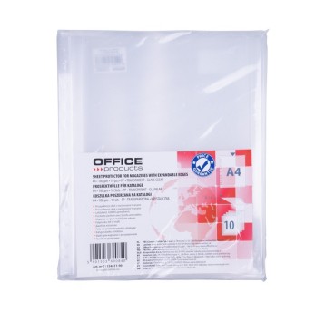 Koszulki na katalogi krystaliczne A4 1 szt. OFFICE PRODUCTS 180mic poszerzana [21154811-90]