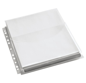 Koszulki na katalogi krystaliczne A4 10 szt. TAURUS 180mic z klapką [TK-7003]