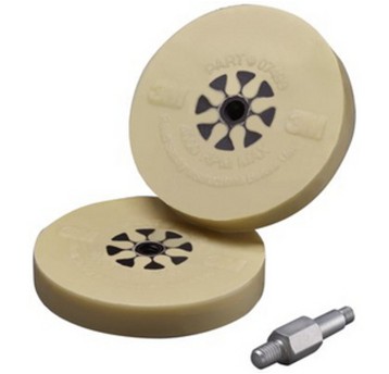 Krążek clean and strip 3M kol. beżowy SOW z trzpieniem, 100mm x 16mm, do szlifierki prostej [PN07498]