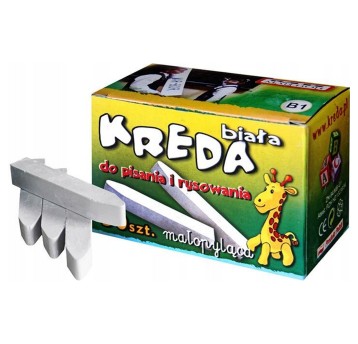 Kreda szkolna MARBOR kol. biały 50 lasek [B1]